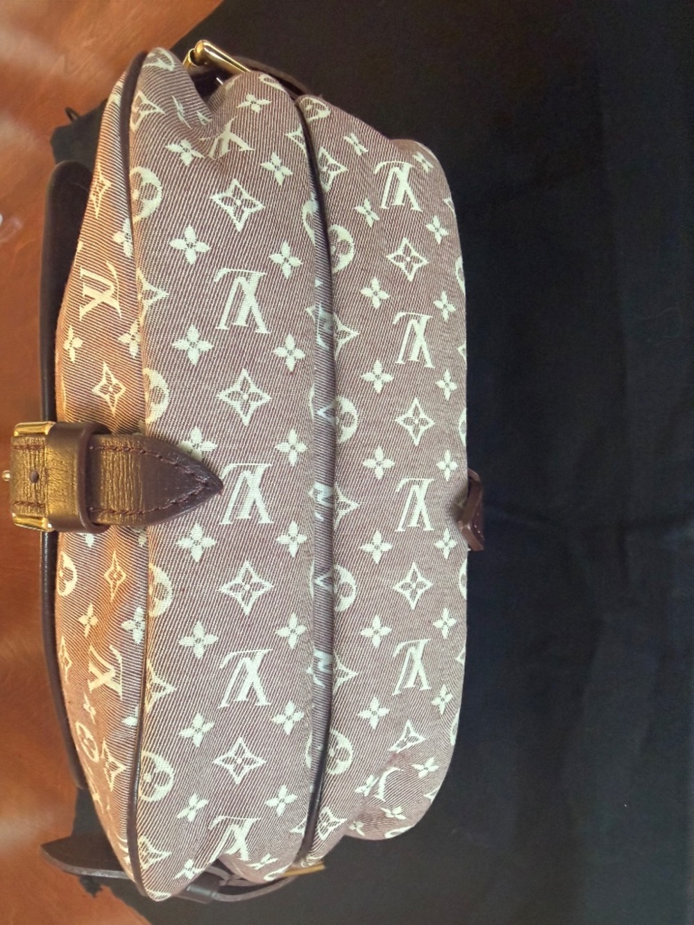 Louis Vuitton Vintage 2012 Sepia Monogram Idylle Saumur PM 20 Canvas Crossbody - Picture 14 of 16
